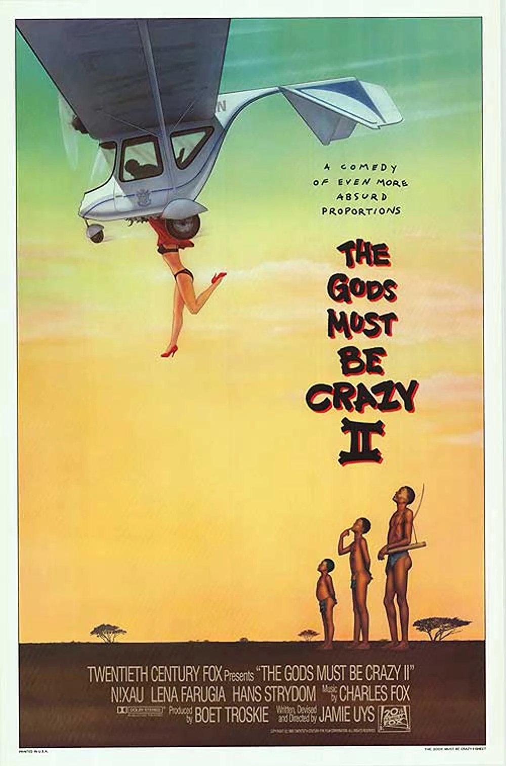 Phim Đến Thượng Đế Cũng Phải Cười 2 - The Gods Must Be Crazy 2 (1989)